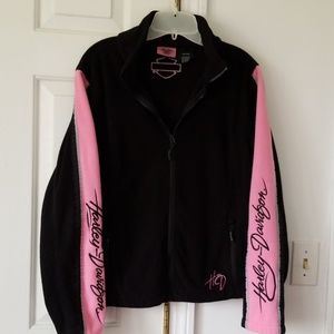 Large Harley Davidson Fleece Jacket